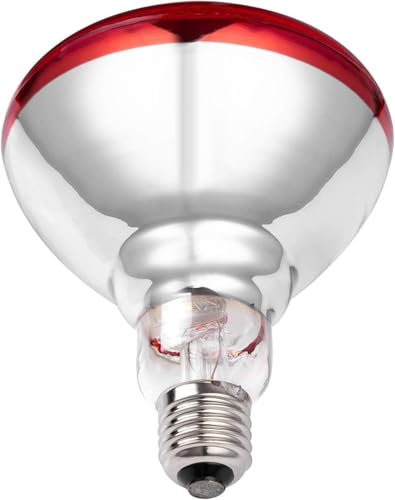 Infrared Light Blub, 275W Near Infrared Red Light Therapy Heat Lamp Blub, E26/E27 Socket, 110V - color: Orange Red