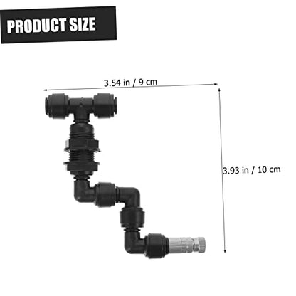 Toyvian Reptile Tank Mister Nozzle Spray Head for Humidifying Plants Gardens and Terrariums Design for Comfortable Pet Environments Fine Mist Atomization for - size: 10.00X9.00X2.00CM