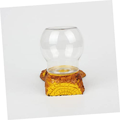 Pet Water Feeder Craft Non-Toxic Smooth Surface Easy Maintenance Reptile Drinking Fountain