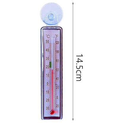 5 Pieces Aquarium Thermometer Tank Thermometer for Freshwater and Saltwater Large Range Accurate Submersible Thermometer Rectangle