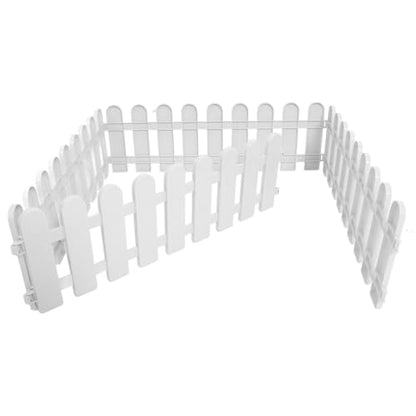 Kisangel 4pcs Tortoise Enclosure Fence Panel, Plastic Pet Fence Barrier for Small Animals Guinea Pigs Reptiles Outdoor Garden Backyard Set