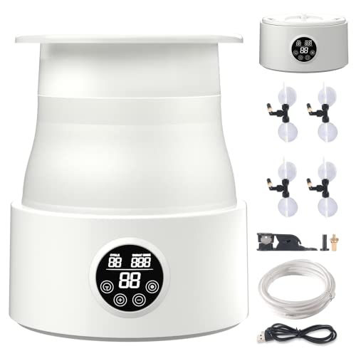 5L Foldable Automatic Reptile Mister with Timer, Fogger System with 360Adjustable Nozzles, Humidifier for Lizard, Snake, Amphibian, Frog, Plants, Terrarium