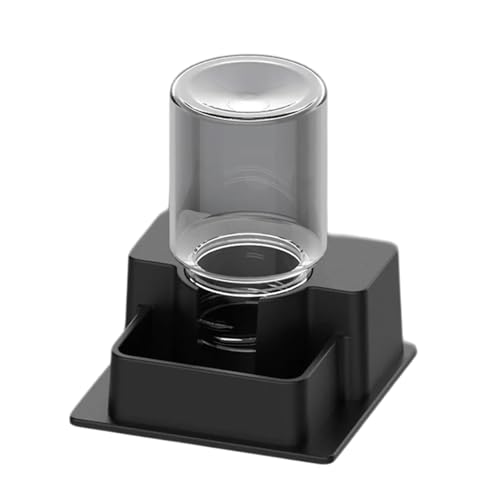 Reptile Auto Refill Water Dispenser, Quiet Operation Clear Monitor for Turtles, Lizards & Pets - color: Black