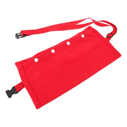 Portable Reptile Sling Bag for Travel Breathable Red Reptile Pet Carrier with Adjustable Strap for Small Animals Like Bearded Dragon, Chameleon, Guinea Pig, and Chinchilla