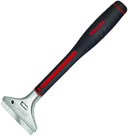 ALLWAY WPS Aluminum-Headed Wall Scraper and Stripper | Multi-Purpose, 4" Blade and 12" Handle - style: Aluminum-Headed Scraper & Stripper