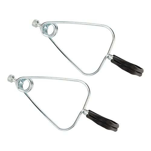 2 Sets Reptile Lampshade Holder, Adjustable Clamp Lamp Stand Iron Clamp Stand Fixture Heat Dome Light Bracket for Reptile Pets