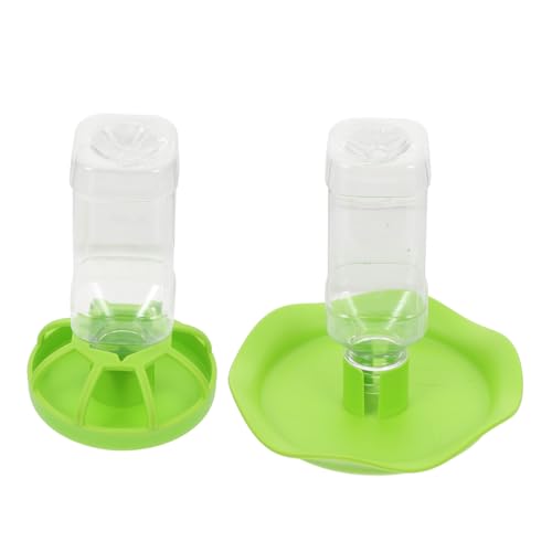YARNOW 2sets Turtle Accessories for Tank Reptile Food Bowls Water Drinking Plates Pet Water Feeder