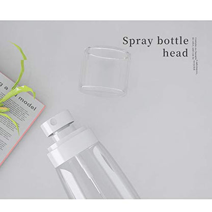 Refillable Cosmetic Spray Bottles for Fine Mist Plastic Empty Clear Refillable Travel Container Essences Rose Water Mister (2 Ounce,60ML) - color: 60ml/2oz
