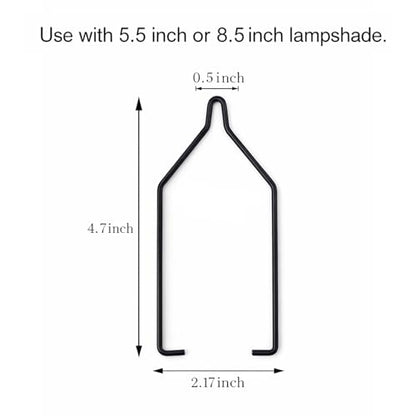 2 Pack Fixing Clip Reptile Dual Lamp Stand Lamp Hanger Holder, Reptile Lamps for Glass Terrarium Heating Light, Suitable for Breeding Tank and Glass Container and Water Tank