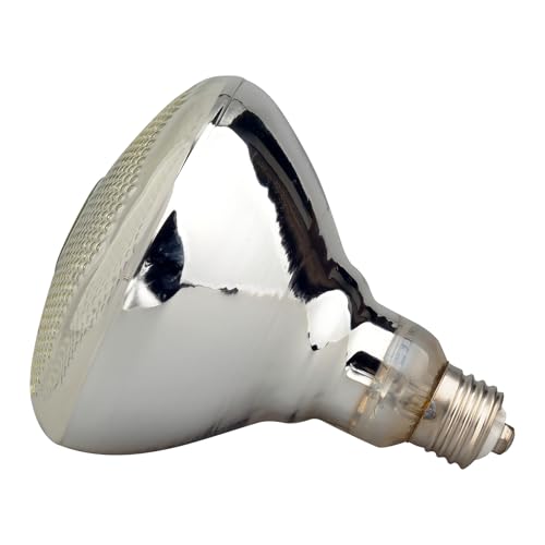Sundew Mercury Vapor UVB Reptile Bulb 125W, PAR38 120V E26 – Coated Glass UVB Heat Lamp (125, Watts)