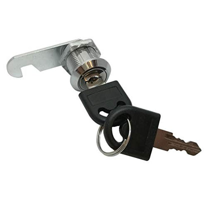 Cylinder Cam Cylinder Lock Cabinet Keyed Cam Locks Mailbox Cabinet Tool Box Lock 12/19 (16mm) (2Pack) - size: Cylinder Lock 12/19in(16MM)