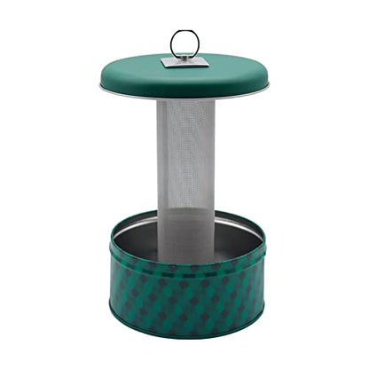 Chameleon Feeding Bowl,Hookable Lizard Feeder with Metal Mesh Column for Prey to Climb and Move,Suitable for Lizard, Iguana, Gecko,Bearded Dragon - color: Green