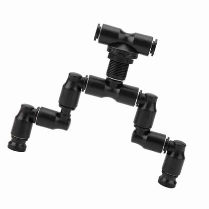 Reptiles Fogger Mist Sprinkler Rainforest Tank 360 Adjustable Aquarium System Connect 1/4 Tub Provides Rain Forest Spray Effect for Reptiles and Increases Humidity in The Feeder