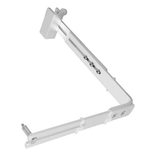 Fish Tank Light Stand, Aluminum Alloy Adjustable Height Reptile Lamp Stand with High Stability, for Aquariums (Silver) - color: Silver