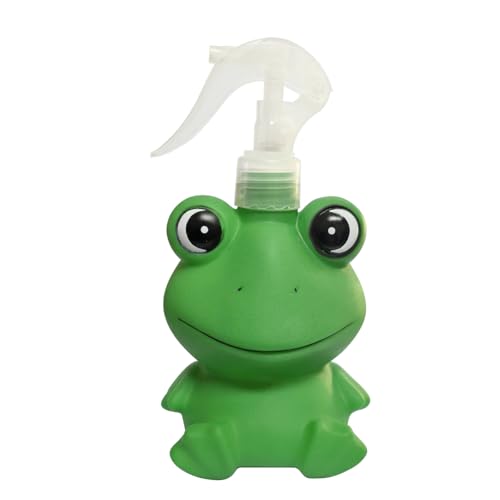 Cute Plastic Spray Bottle Duck Frog Cartoon Animal Plant Sprayer Cleaning Liquid Spray Bottle, Empty Bottles for Flowers Plants Gardens, Cleaning Houses and Cars (frog) - color: frog