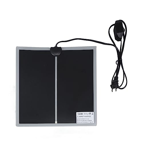 Reptile Heat Pad Under Tank Heater Terrarium Heating Mat for Snakes Lizards Turtles PET Tear Tough Safe (14W) - size: 14W