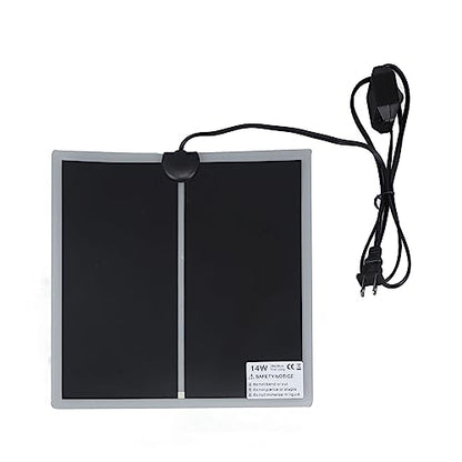 Reptile Heat Pad Under Tank Heater Terrarium Heating Mat for Snakes Lizards Turtles PET Tear Tough Safe (14W) - size: 14W