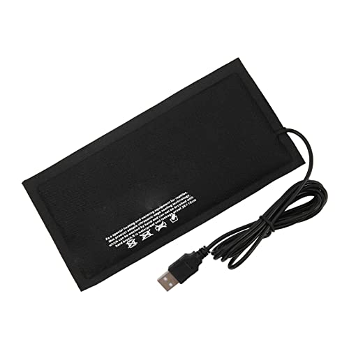 USB Reptile Heating Mat Amphibian Heating Pad Small Animal Heat Pad Constant Temperature 45C with Carbon Fiber for Turtles Snakes Lizards Spiders (Small Size 20 * 10cm (Constant Temperature - size: Small size 20*10cm (constant temperature without