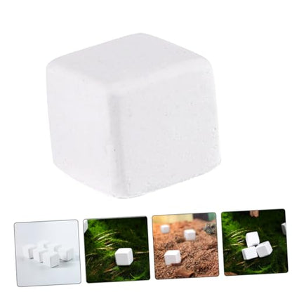TOYANDONA 30Pcs Natural Mineral Calcium Blocks for Reptiles and Amphibians Enhances Turtle Tortoise Lizard Frog and Chameleon Dental Care and Water Quality Stabilization for Growth