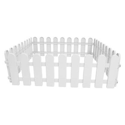 Yardwe 4pcs Outdoor Turtle Isolation Fences Durable Plastic Pet Playpens Portable Tortoise Enclosures for Safe Breeding and Sunbathing