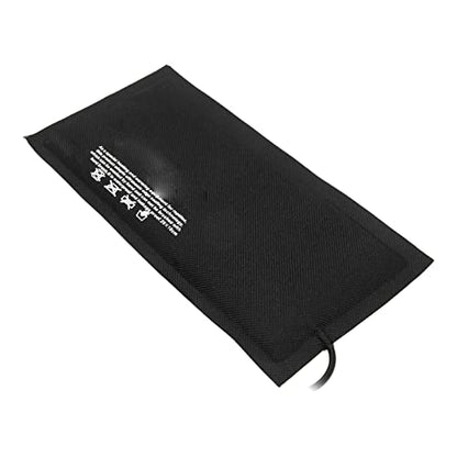 USB Reptile Heating Mat Amphibian Heating Pad Small Animal Heat Pad Constant Temperature 45C with Carbon Fiber for Turtles Snakes Lizards Spiders (Small Size 20 * 10cm (Constant Temperature - size: Small size 20*10cm (constant temperature without