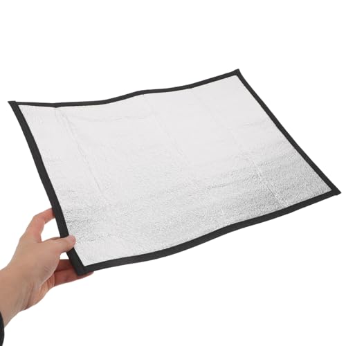 5pcs Reptile Heating Pads - 16.98x11.75'' Heat Mat Warmer for Lizard Hermit Crab Snake Gecko, Small Animal Terrarium - Insulated Reflective Heater Pad for Tanks