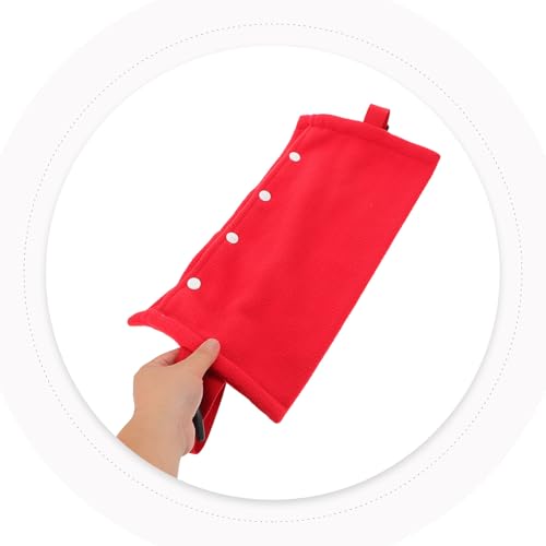 Portable Reptile Sling Bag for Travel Breathable Red Reptile Pet Carrier with Adjustable Strap for Small Animals Like Bearded Dragon, Chameleon, Guinea Pig, and Chinchilla