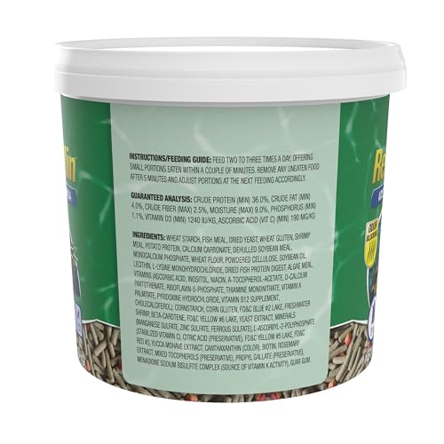 Tetra ReptoMin Pro Sticks Adult Turtle Formula Daily Diet for Aquatic Turtles, 2.54 Pounds - size: 2.53 Pound (Pack of 1), style: Adult Turtle