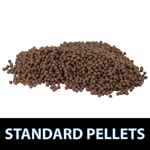 CrystalClear Platinum Fish Food Floating 3mm Pellets, 4.4 lbs | For Koi & Goldfish, premium nutrition to boost growth, color, and wellness in backyard ponds & water gardens - size: 4.4 Pound (Pack of 1)