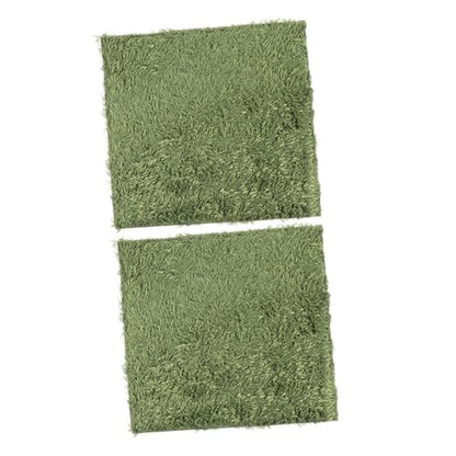 2pcs Natural-Looking Reptile Moss Carpets for Climbing Pets Absorbent Mats Breathable and Washable Terrarium Bedding for Tortoises and Amphibians