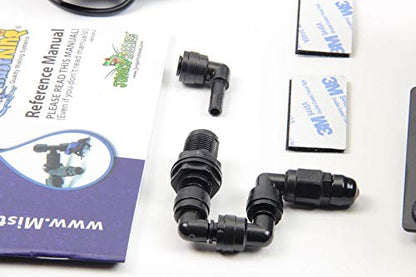 MistKing – Starter Misting System, 4th Gen | Used by Zoos, Botanical Gardens, Institutions & Hobbyists | Expandable to 10 Nozzles | Extremely Fine Mist | 50 Micron Droplets | MKSMS4-125-50 - size: Version 4, style: Starter