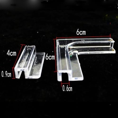Aquarium Lid Clips for Rimless Fish Tank Glass Cover Clip Support Holder6mm