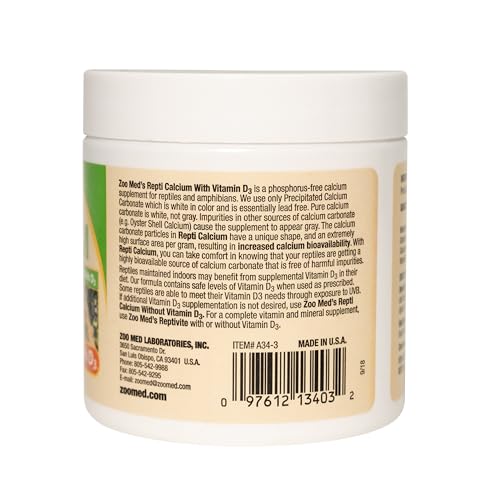 Zoo Med Repticalcium with D3 3 oz.