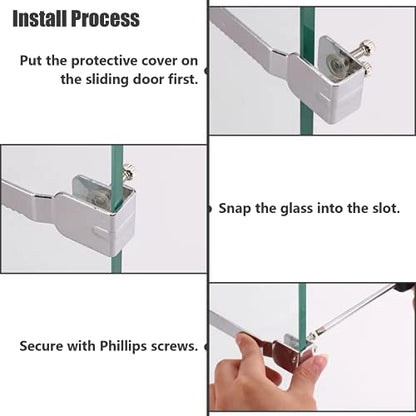 2 Pack Sliding Glass Door Lock Showcase Display Case Lock, Ratchet Lock Reptile Cage Lock and Key, Vivarium Lock for Drawer Cabinet, Fit Thickness 0.08-0.31 Inch / 2-8mm, Keyed Alike - size: 5.63 inch / 143mm