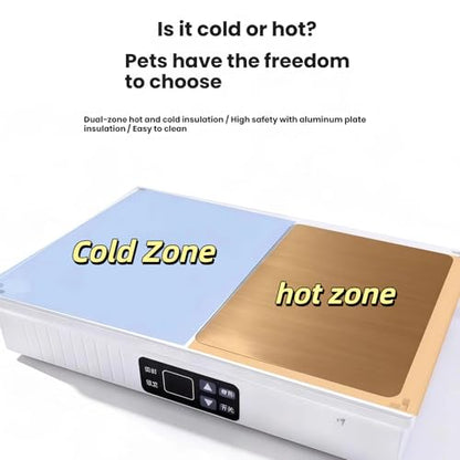 Smart Reptile Terrarium 11.8"x7.8"x10" with Thermostat | Leopard Gecko Tank, Heat/Cold Gradient, High Transparency Acrylic, Fast Heating Aluminum, Stackable for Snake/Lizard - color: White constant temperature feeding box