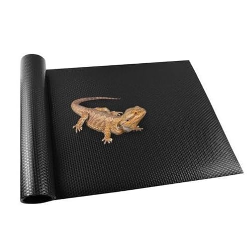 Bearded Dragon Tank Flooring - Non Slip Reptile Carpet Liner, Soft Terrarium Substrate Mat, Easy Clean Washable Bedding | 40x20 Inch Tank Liner with Absorbent surfacee for Safe Grip Habitat - color: M