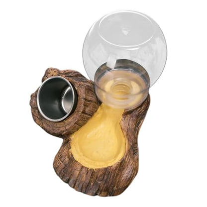 Reptile Feeder,Feeding Drinking Dish for Reptile,Leopard Water and Food Bowl - for Enclosure Terrarium Turtle Tortoise Snake Bearded Dragon Lizard Chameleon Leopard