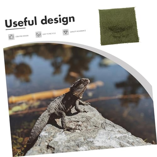 Sosoport Reptile Carpet Mat for Tortoises and Amphibians Washable and Reusable Substrate Liner for Reptile Tanks for Snakes Lizards and Pets Cut to Fit