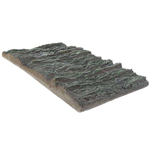 BESTYASH 3D Fish Tank Background Panel Vertical Texture, Turtle Tank Landscaping Board for Aquarium Decor and Terrarium, Blue Decorative Backdrop for Cichlid and Reptile Habitats