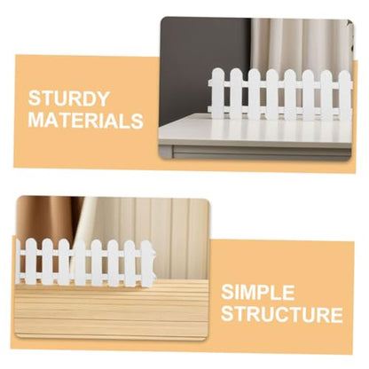 UKCOCO 6Pcs Tortoise Enclosure Outdoor Fence Portable Garden Fencing for Small Animals Long High Easy to Install Detachable Plastic Barrier for Reptiles