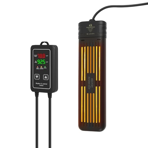 Aquarium Heater, 300W/1000W Fish Tank Heater, Submersible Turtle Heater with Intelligent Variable Frequency Heating & Dual Temperature Sensor Design, with Automatic Power-Off Function - size: 1000W for 100-220 Gallon