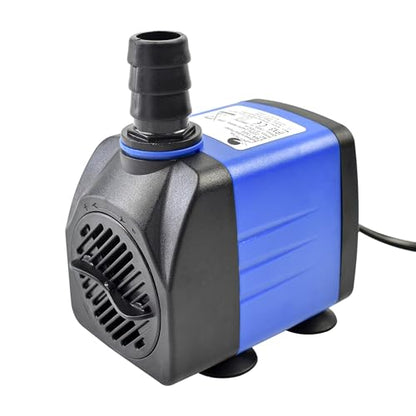 CHANCS 8W 118GPH Small Submersible Water Pump AC 110V Mini Pond pumps for Outdoor Ponds - color: 8w 450l/H