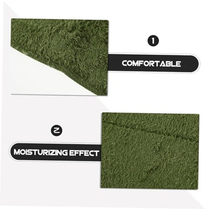 Sosoport Reptile Carpet Mat for Tortoises and Amphibians Washable and Reusable Substrate Liner for Reptile Tanks for Snakes Lizards and Pets Cut to Fit