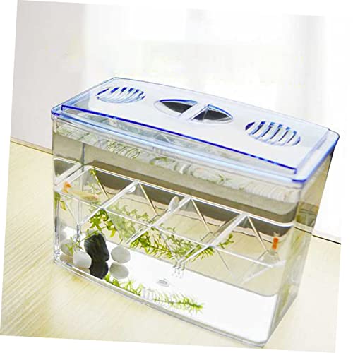 1pc Small Fish Breeding Tank Breathing Freestanding Self-Floating Isolation Box for Hatching and Incubation of Fish Fry