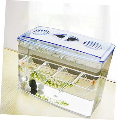 1pc Small Fish Breeding Tank Breathing Freestanding Self-Floating Isolation Box for Hatching and Incubation of Fish Fry