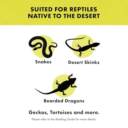 Zilla Reptile Comfort Bedding, Burrowing Reptile Paper Bedding for Skinks and Snakes, 24.6 Liters