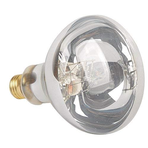 LUCKY HERP Reptile UVA UVB Mercury Vapor Bulb Lamp,Screw Thread,160 Watt (Clear) - color: Clear