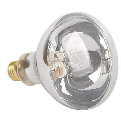 LUCKY HERP Reptile UVA UVB Mercury Vapor Bulb Lamp,Screw Thread,160 Watt (Clear) - color: Clear