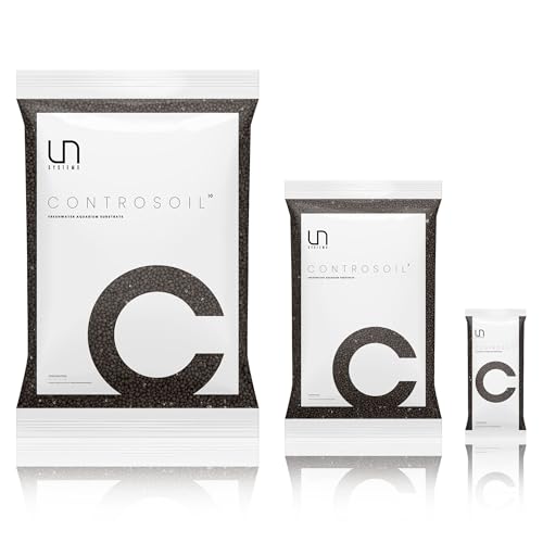 Ultum Nature Systems Controsoil - Freshwater Aqua Soil Substrate for Fish, Shrimp, Live Plant Propagation and Aquascaping - 6.8pH Low Ammonia, Volcanic Ash - Black, Extra Fine (3 Liter) - color: Black - Extra Fine, size: 3 Liters (2.7 kg)
