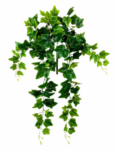 LCG Florals Fake Hanging Plant, Trailing Artificial Ivy Plant 32, Faux Trailing Plant Ivy Vine for Indoor Décor, Realistic Greenery Stem for Planters, Shelves & Wall Hanging Plants (No Pot)